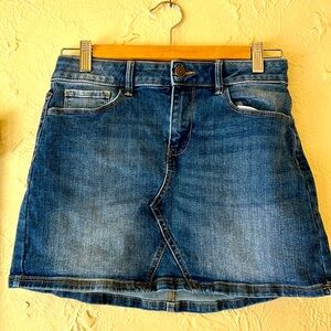 SO Cute Denim Mini Skirt, size 14